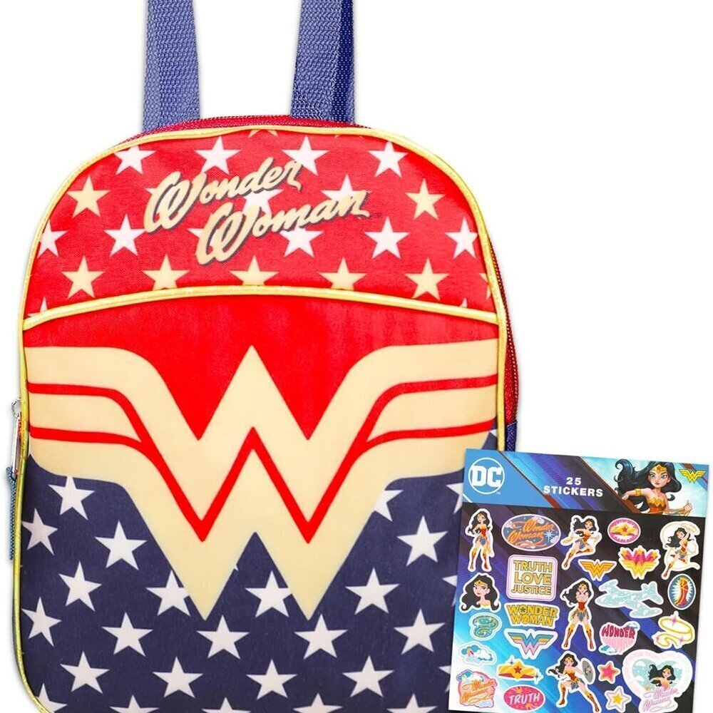 Mini Backpack Wonder Woman Small Purse for Women Teens Adjustable Straps